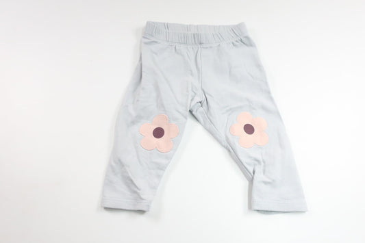 Byxor med blommor från Lindex - Storlek 68 - Blå