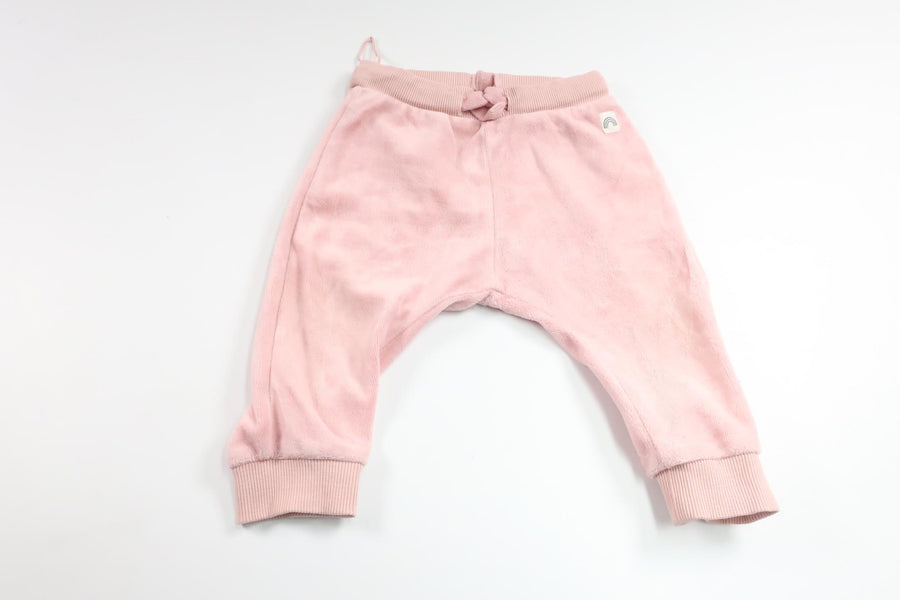 Byxor i fleece från Lindex - Storlek 74 - Rosa