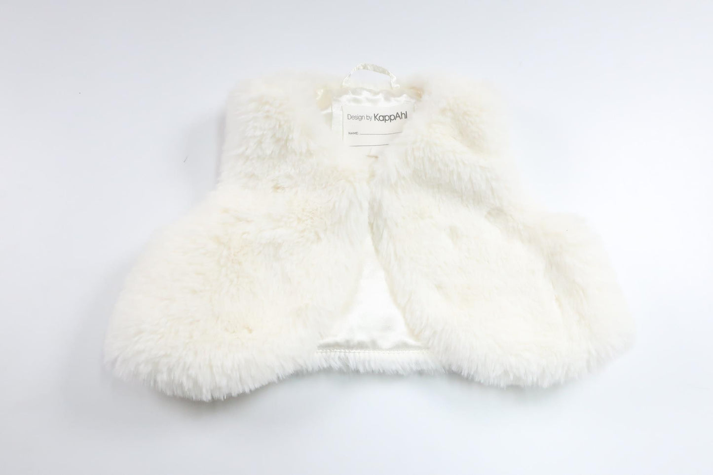 Bolero/Kofta i fuskpäls från Kappahl - Storlek 68 - Vit
