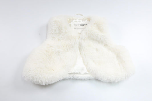 Bolero/Kofta i fuskpäls från Kappahl - Storlek 68 - Vit