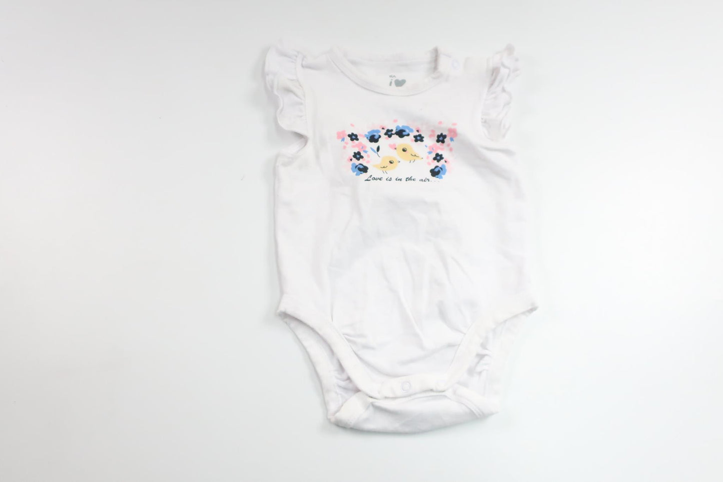 Body från ICA I Love Eco - Storlek 62 - Vit