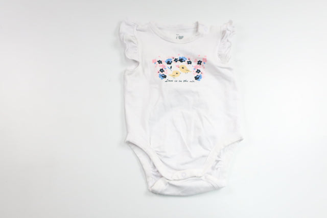 Body från ICA I Love Eco - Storlek 62 - Vit