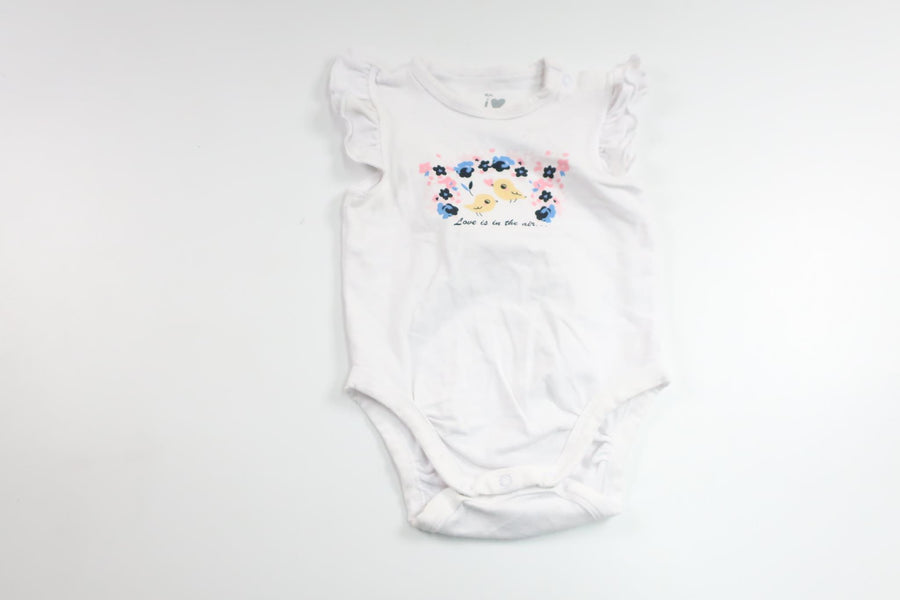 Body från ICA I Love Eco - Storlek 62 - Vit