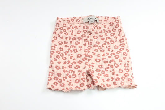 Leopardmönstrade shorts från Sweetie - Storlek 68 - Rosa