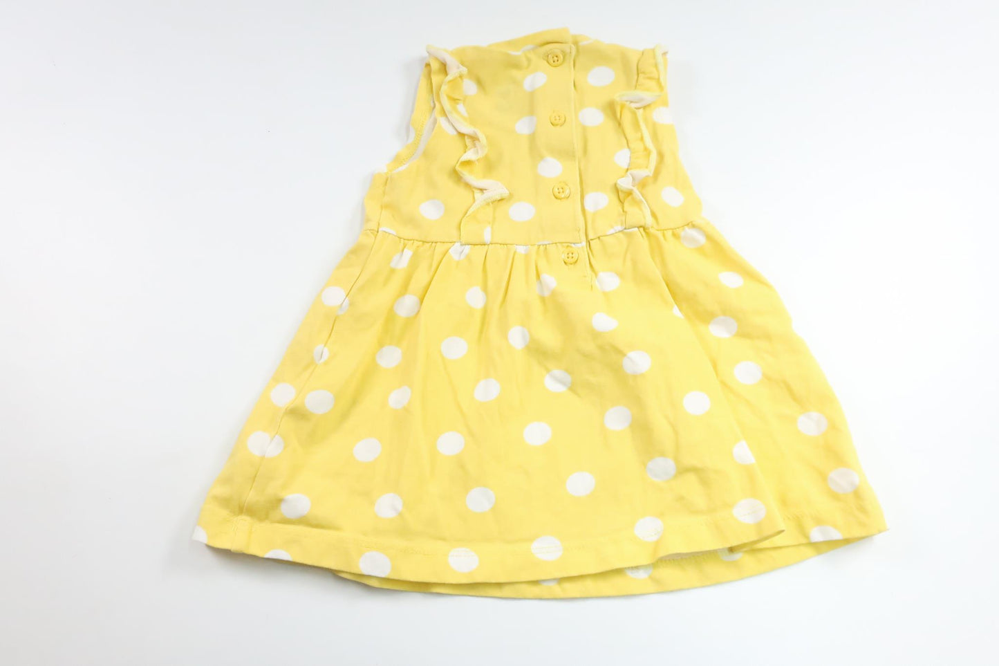 Polka dot dress from ICA I Love Eco - Size 68 - Yellow
