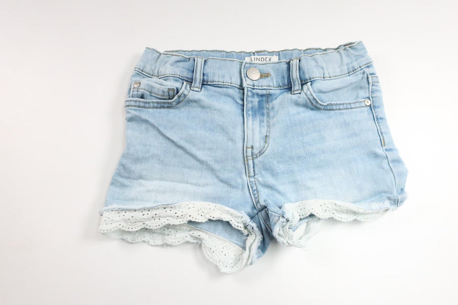 Jeansshorts från Lindex - Storlek 128 - Denim