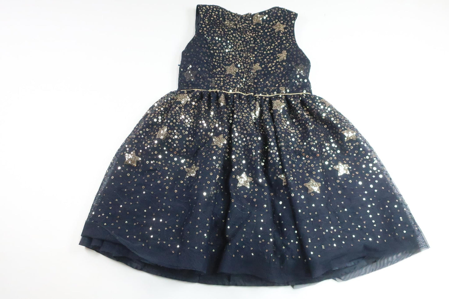 Festklänning från Lindex - Storlek 122 - Marinblå