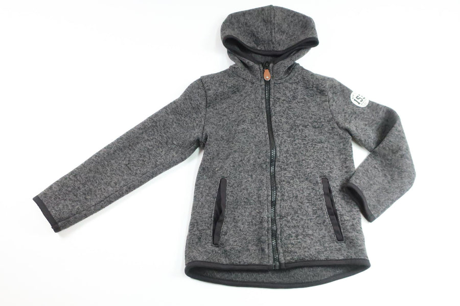 Munkjacka i fleece från H&M - Storlek 110/116 - Grå