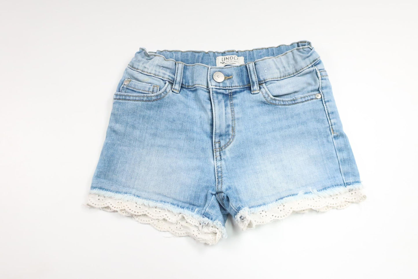 Jeansshorts från Lindex - Storlek 122 - Denim