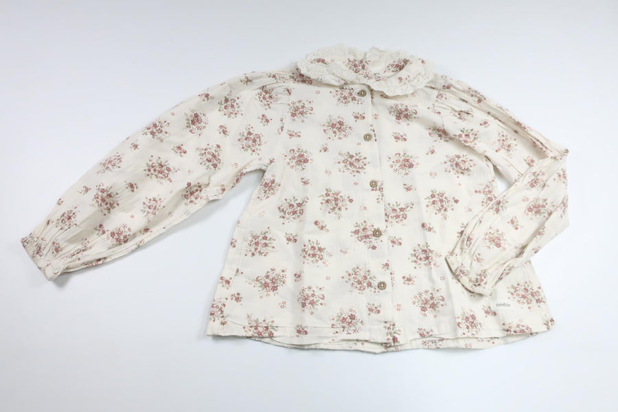 Floral tunic from Newbie - Size 128 - Off-white