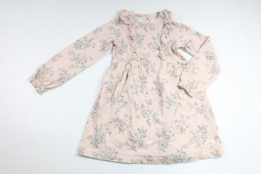 Blommig klänning från Newbie - Storlek 116 - Rosa