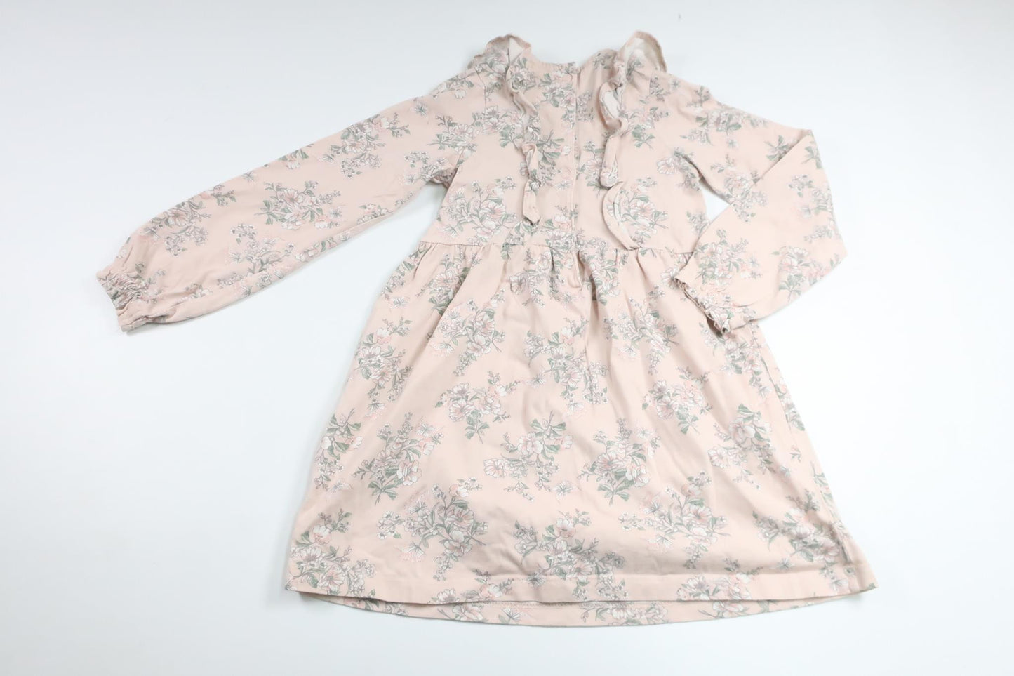 Blommig klänning från Newbie - Storlek 116 - Rosa