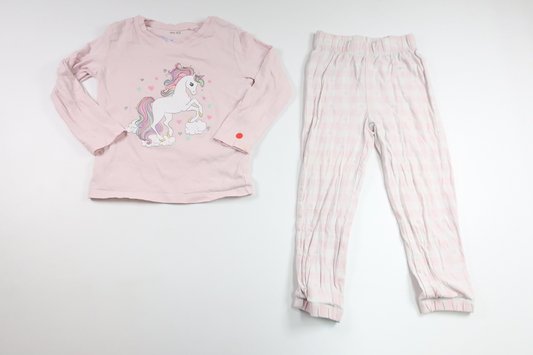 Tvådelad pyjamas från Okänt - Storlek 86/92 - Rosa