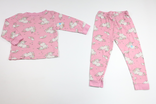 Tvådelad pyjamas från Åhléns - Storlek 86/92 - Rosa