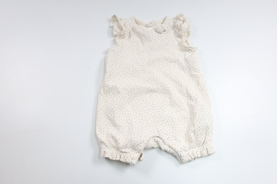 Prickig jumpsuit  från H&M - Storlek 68 - Vit