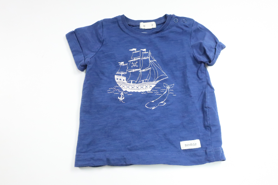 T-shirt från Newbie - Storlek 68 - Blå