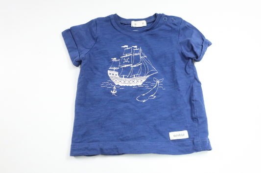 T-shirt från Newbie - Storlek 68 - Blå