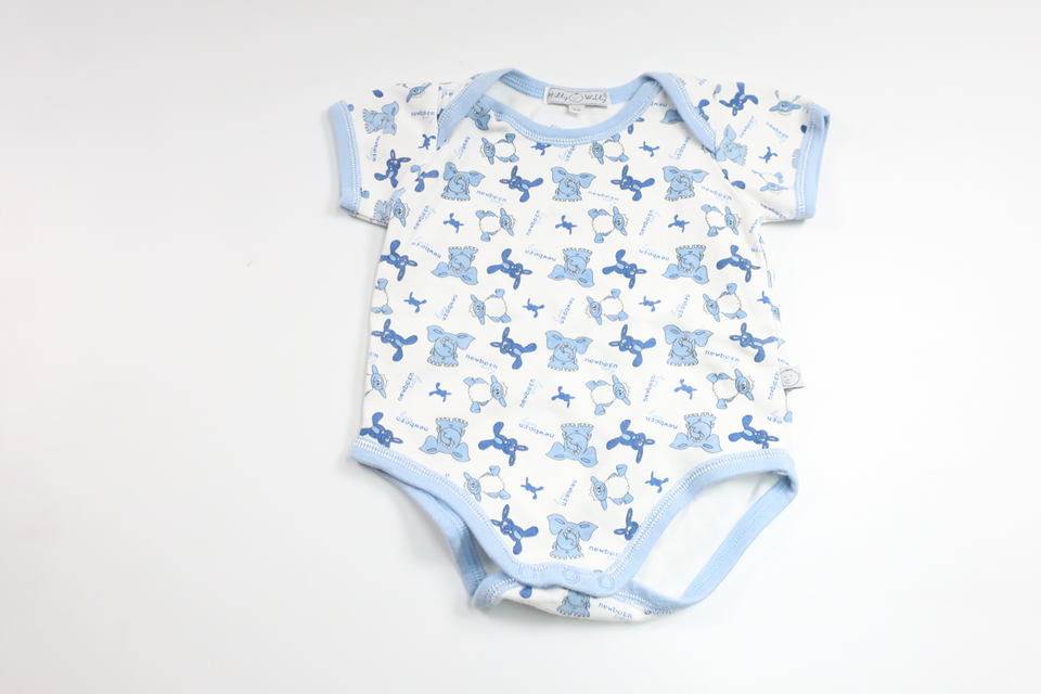 Body från Milly Willy - Storlek 62 - Vit