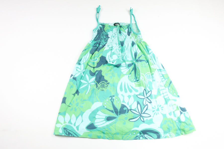 Klänning från H&M - Storlek 122/128 - Grön