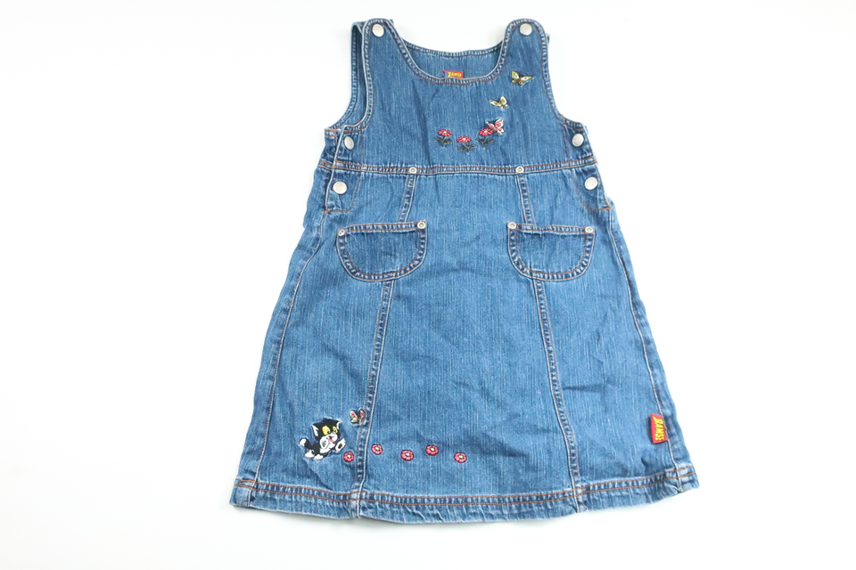 Jeansklänning från Bamse by Lindex - Storlek 116 - Denim