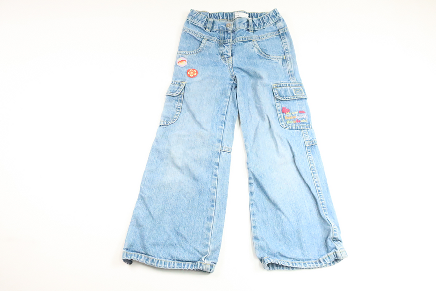 Jeansbyxor från Lindex - Storlek 116 - Denim