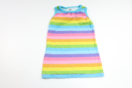 Randigt linne från Hemsytt - Storlek 128 - Multi