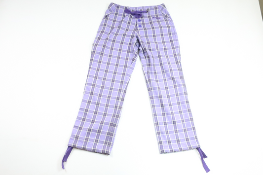 Rutiga byxor från Bergans of Norway - Storlek 122 - Lila