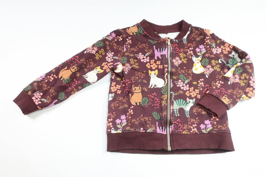 Kofta från Lindex - Storlek 110/116 - Vinröd