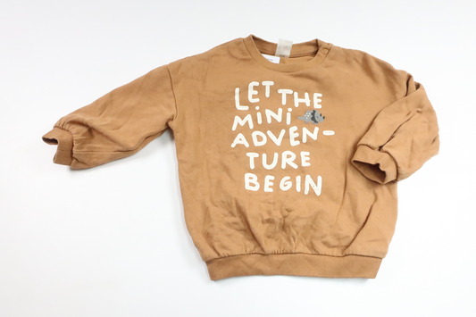 Sweatshirt från H&M - Storlek 86 - Brun