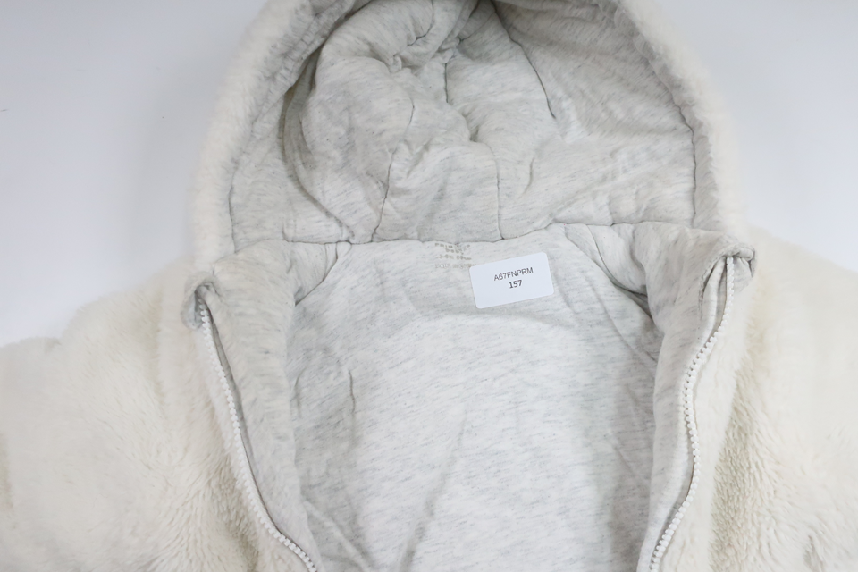 Fleeceoverall från Primark - Storlek 68 - Vit