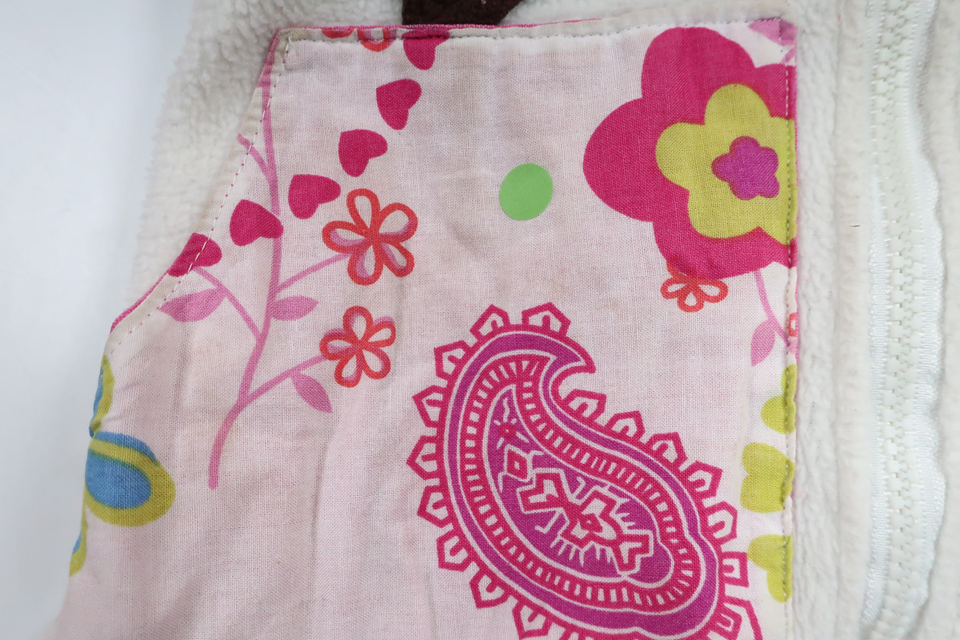 Kofta i fleece från Hemsytt - Storlek 110/116 - Multi