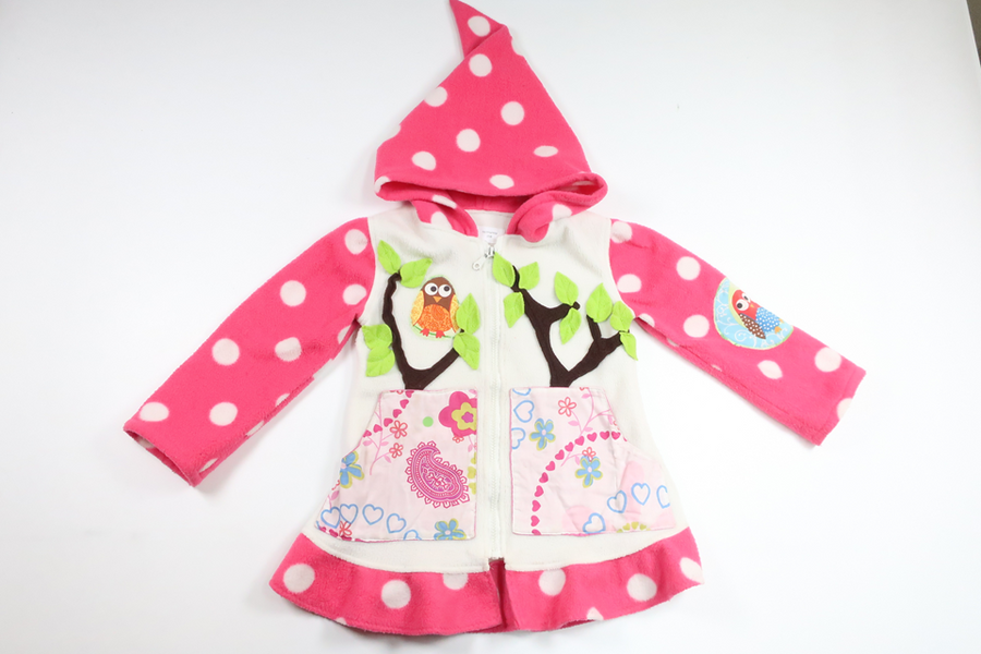 Kofta i fleece från Hemsytt - Storlek 110/116 - Multi