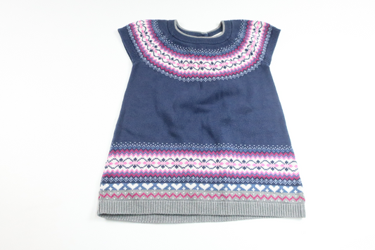 Stickad klänning från FIX by Lindex - Storlek 86 - Marinblå