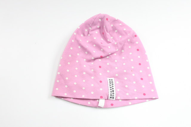 Prickig mössa från Geggamoja - Storlek 62/68 - Rosa