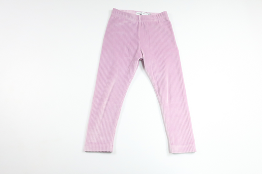 Byxor i velour från Name It - Storlek 92 - Lila