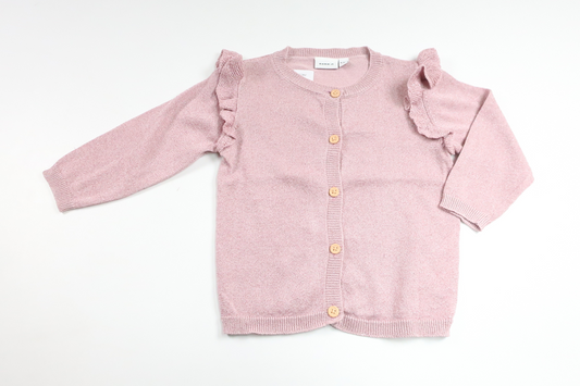 Glittrig kofta från Name It - Storlek 74 - Rosa