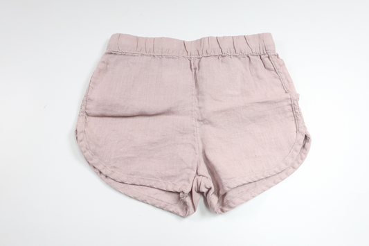 Shorts i 100% lin från H&M - Storlek 80 - Lila