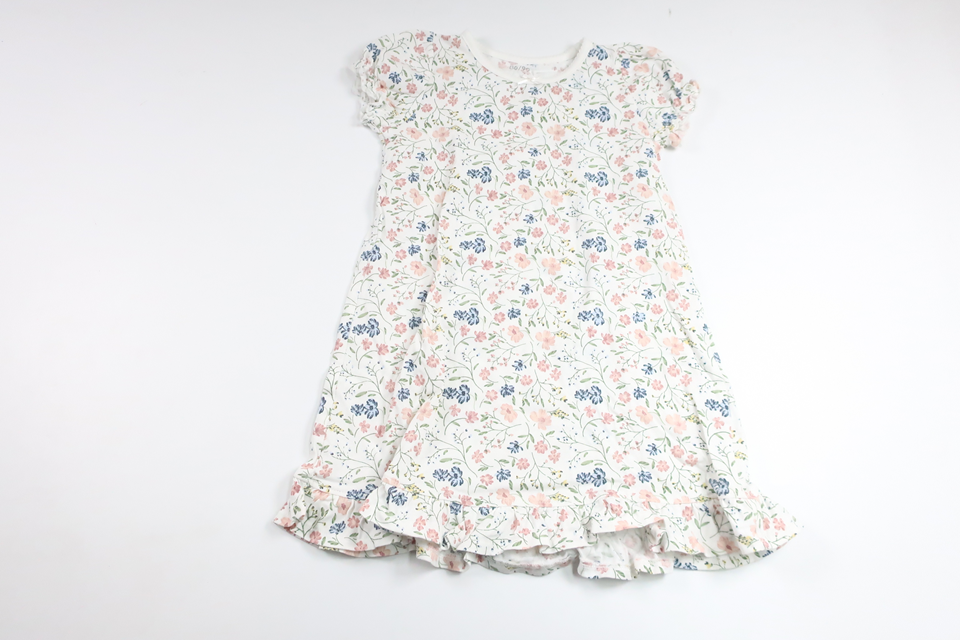 Blommigt nattlinne från Okänt - Storlek 86/92 - Vit