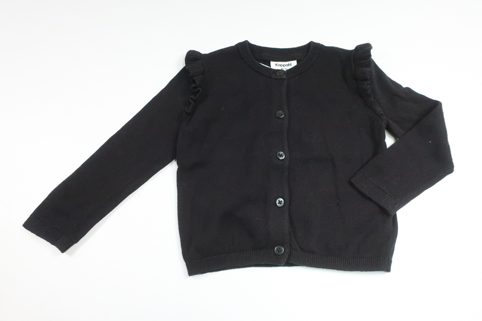 Stickad kofta från Kappahl - Storlek 86/92 - Svart
