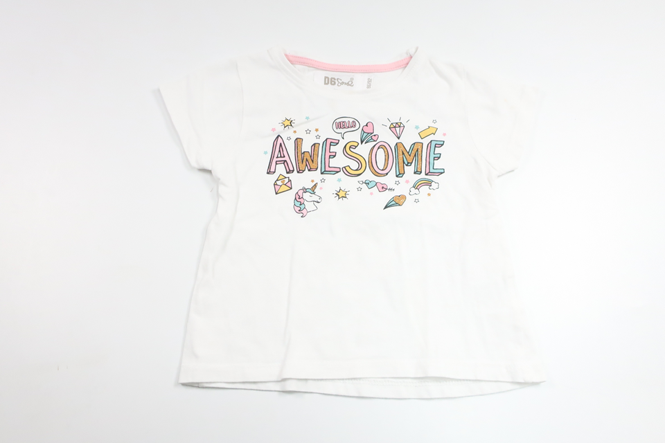 T-shirt från D6 Soul - Storlek 86/92 - Vit