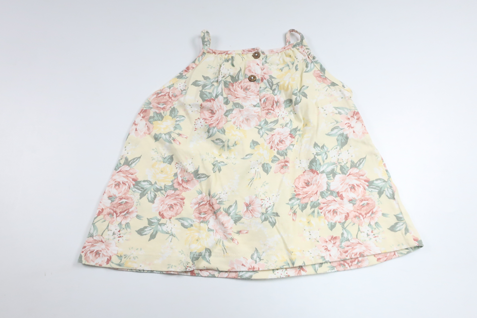 Blommig tunika från Newbie - Storlek 80 - Gul