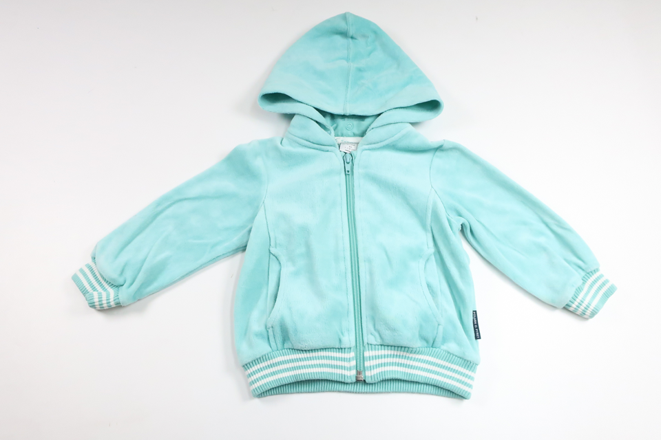 Munkjacka i fleece från Polarn o. Pyret - Storlek 86 - Blå