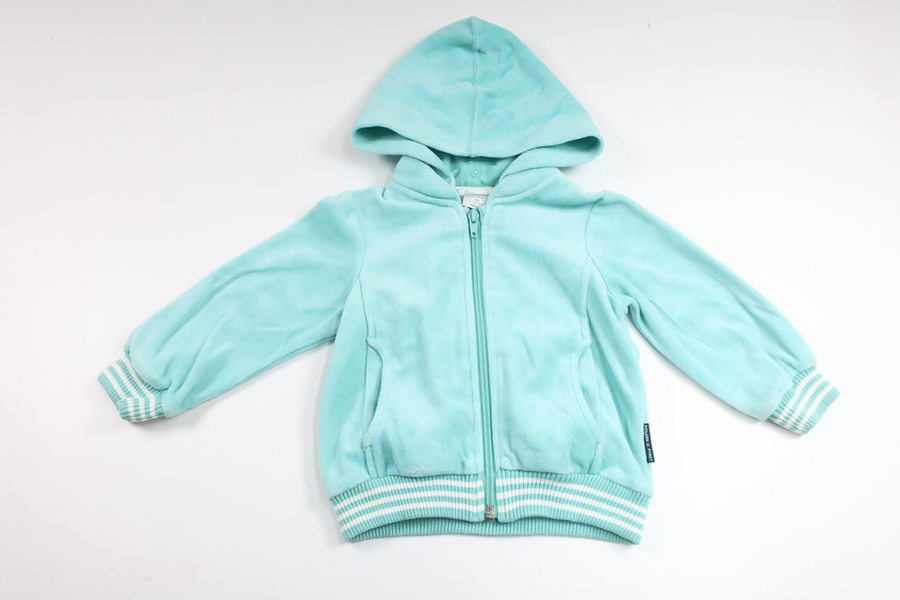 Munkjacka i fleece från Polarn o. Pyret - Storlek 86 - Blå