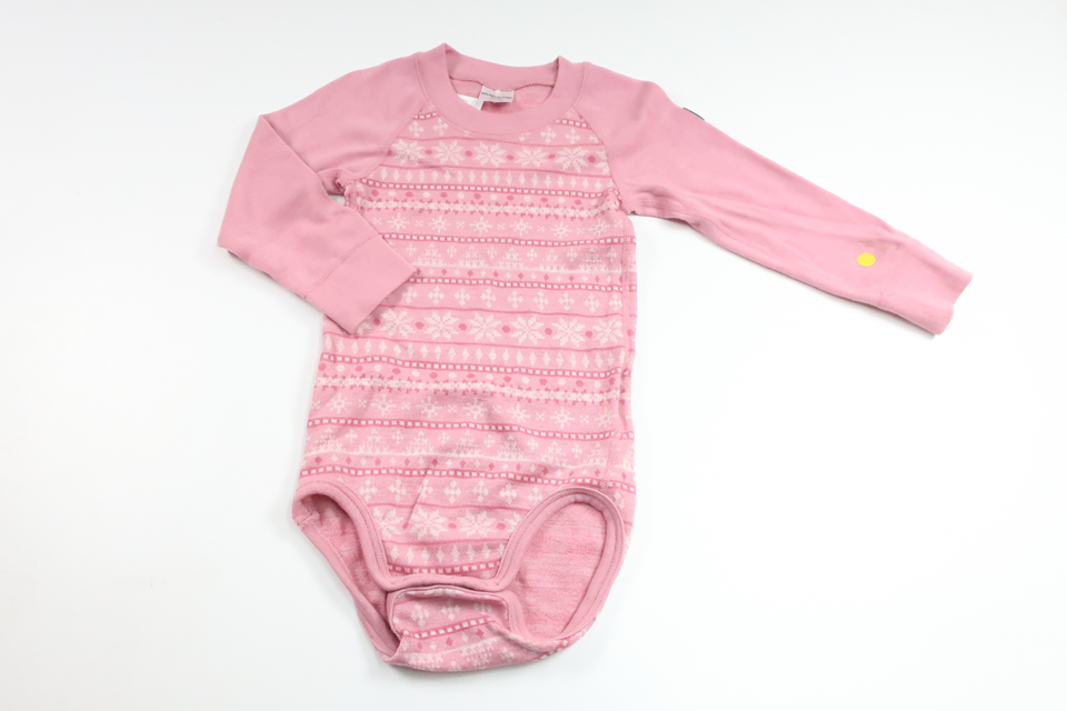 Underställsbody i 100% merinoull från Polarn o. Pyret - Storlek 86/92 - Rosa