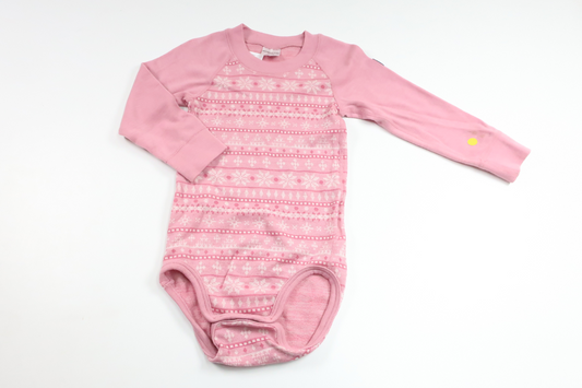 Underställsbody i 100% merinoull från Polarn o. Pyret - Storlek 86/92 - Rosa