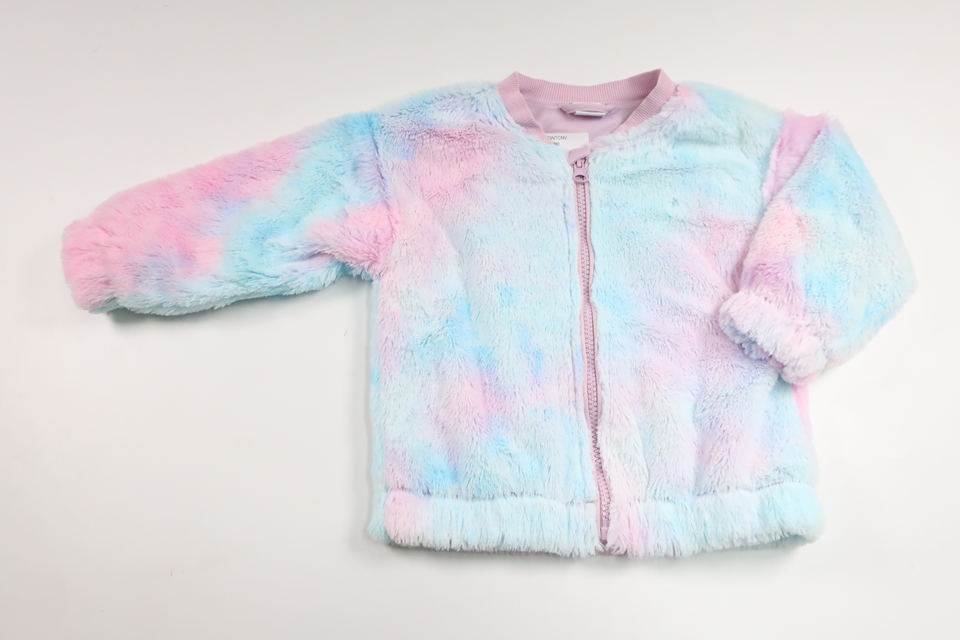 Jacka i fuskpäls från Lindex - Storlek 92 - Multi