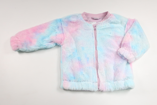 Jacka i fuskpäls från Lindex - Storlek 92 - Multi