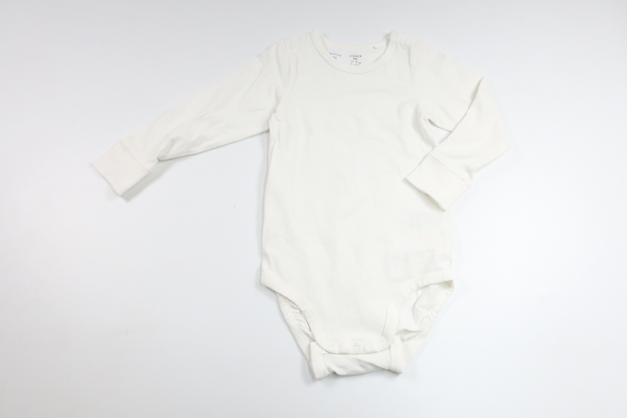 Body från Lindex - Storlek 86 - Vit