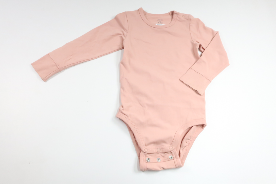 Body från Lindex - Storlek 86 - Rosa