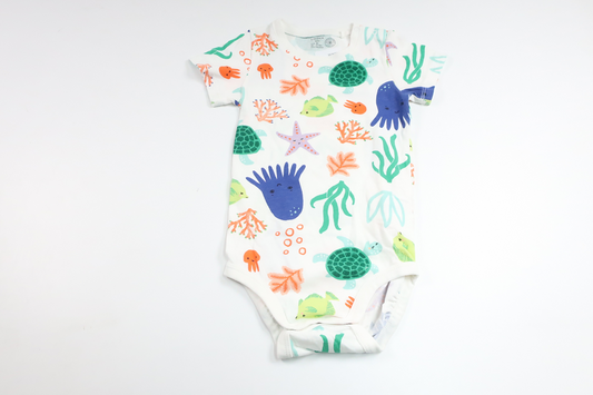 Body från Lindex - Storlek 86 - Vit